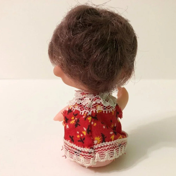 Vintage Sweet Things Woozie Doll Brunette Freckles 4 Inch Tall Doll - Picture 6 of 16